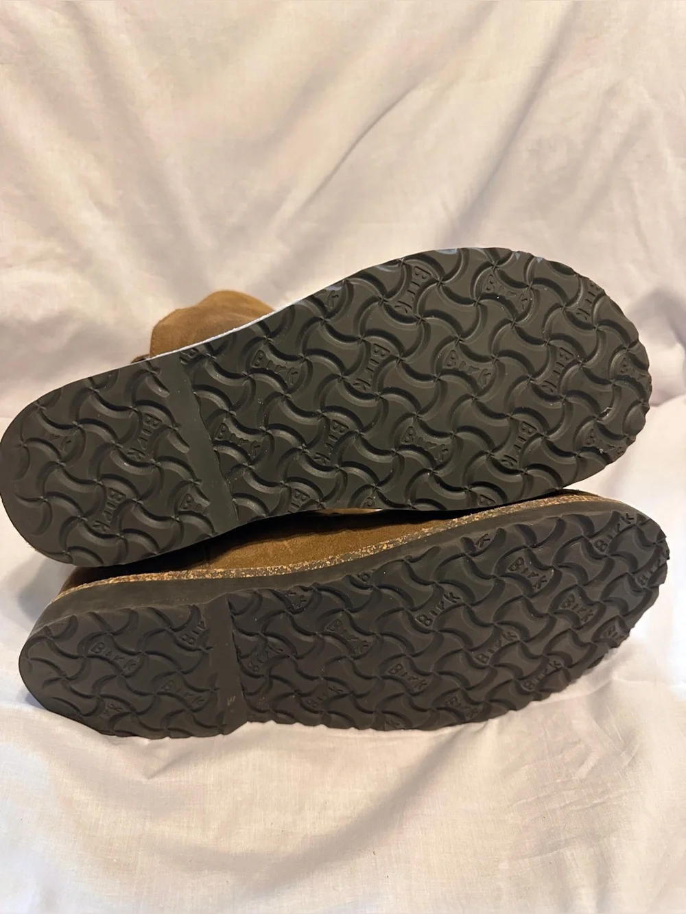 Birkenstock Uppsala Shearling Pull On Boots size 43 Brown